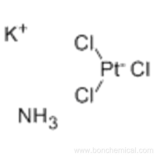 Platinate(1-),amminetrichloro-, potassium,( 57364647, 57186359,SP-4-2)- (9CI) CAS 13820-91-2